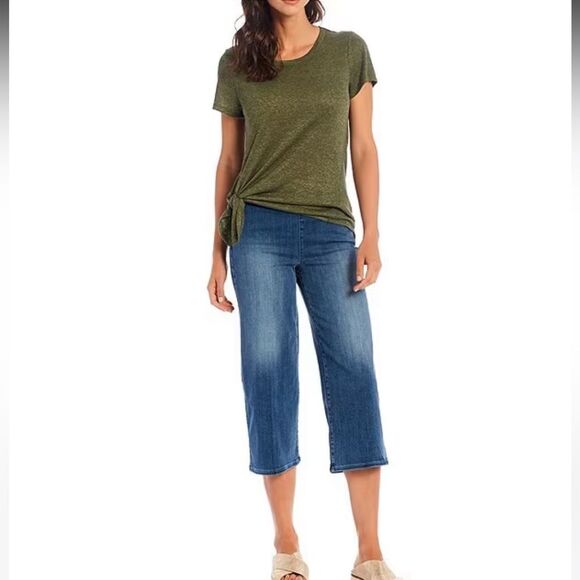 NYDJ Denim - NYDJ High Rise Pull On Cropped Jeans